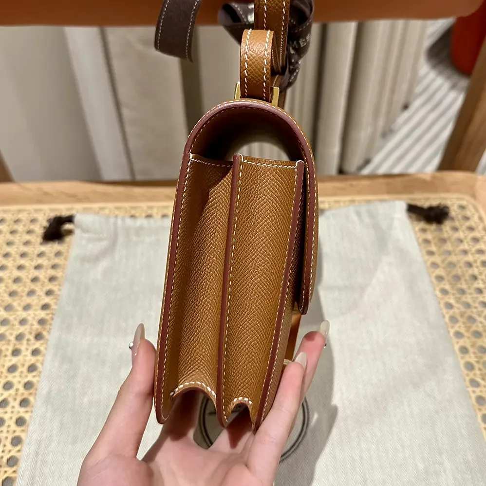 Hermes Constance 24 Bag Epsom Leather for Women in Brown/Gold Hermes Constance 24 Bag Epsom Leather for Women in Brown/Gold
