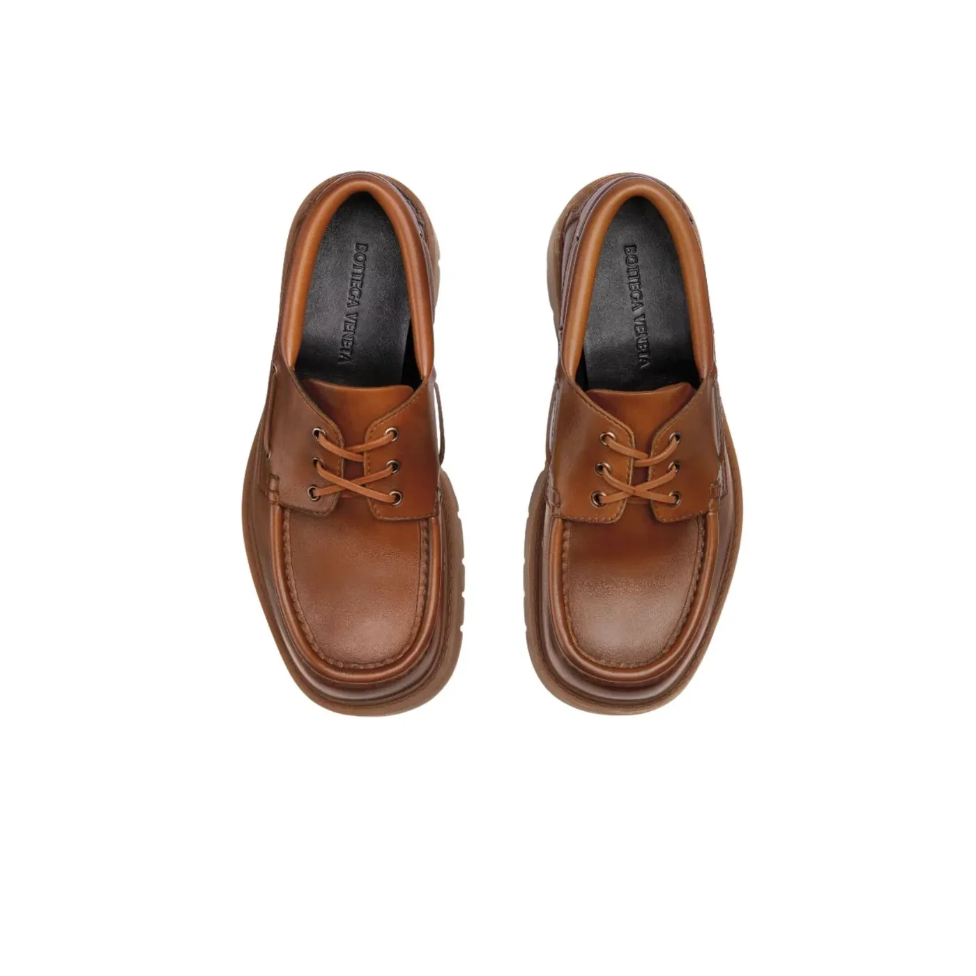 Bottega Veneta Haddock Boat Shoe Light Wood Bottega Veneta Haddock Boat Shoe Light Wood