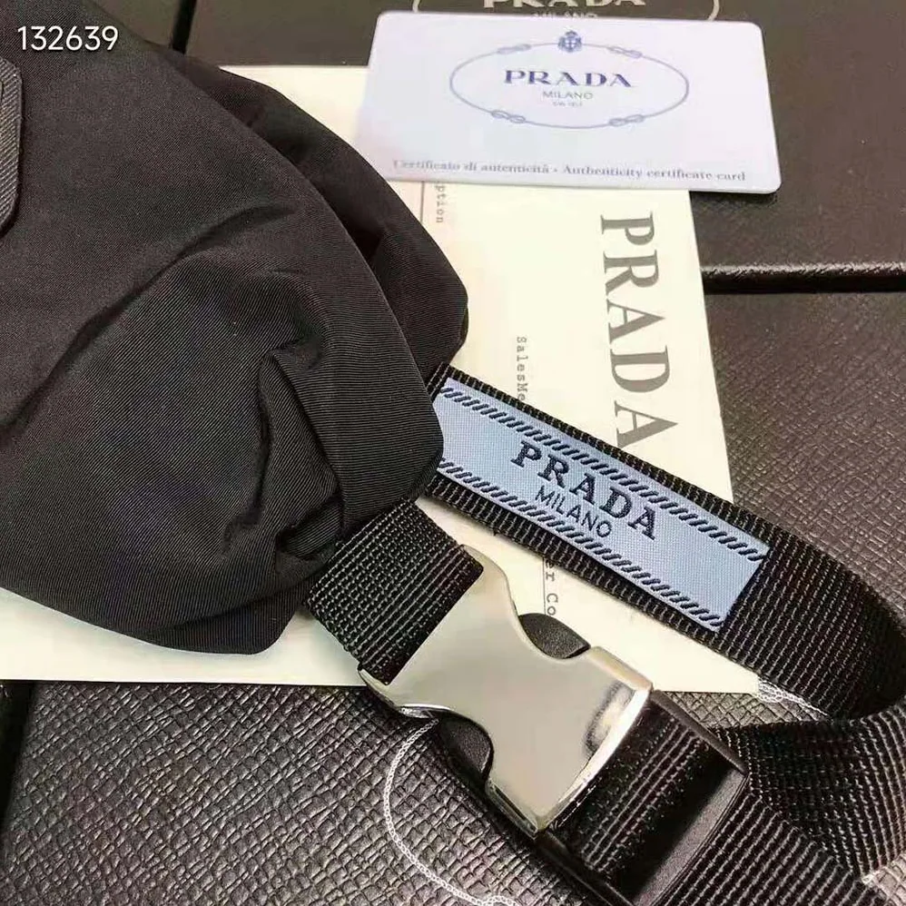 Prada Re-Nylon Headband for Women in Black