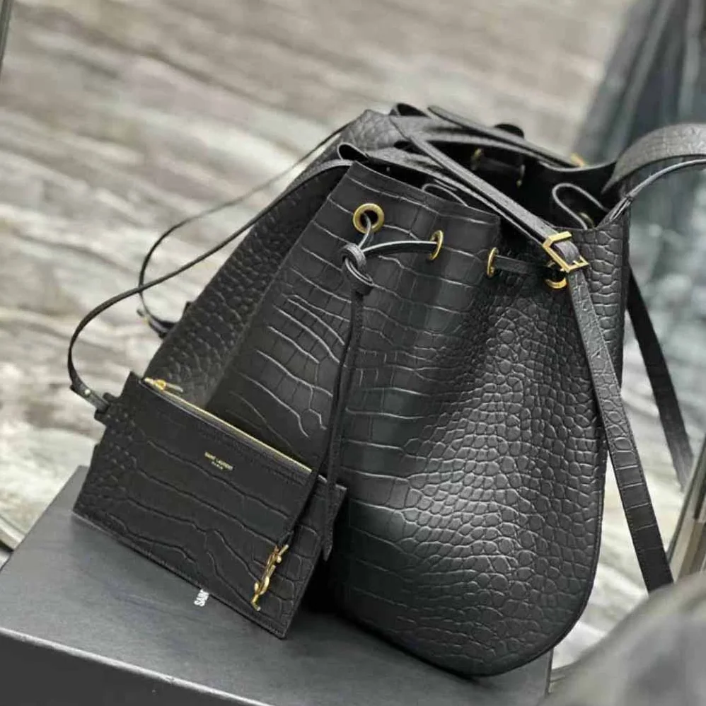 Saint Laurent YSL Paris Vii Large Flat Hobo Bag in Ssmooth Leather for Women