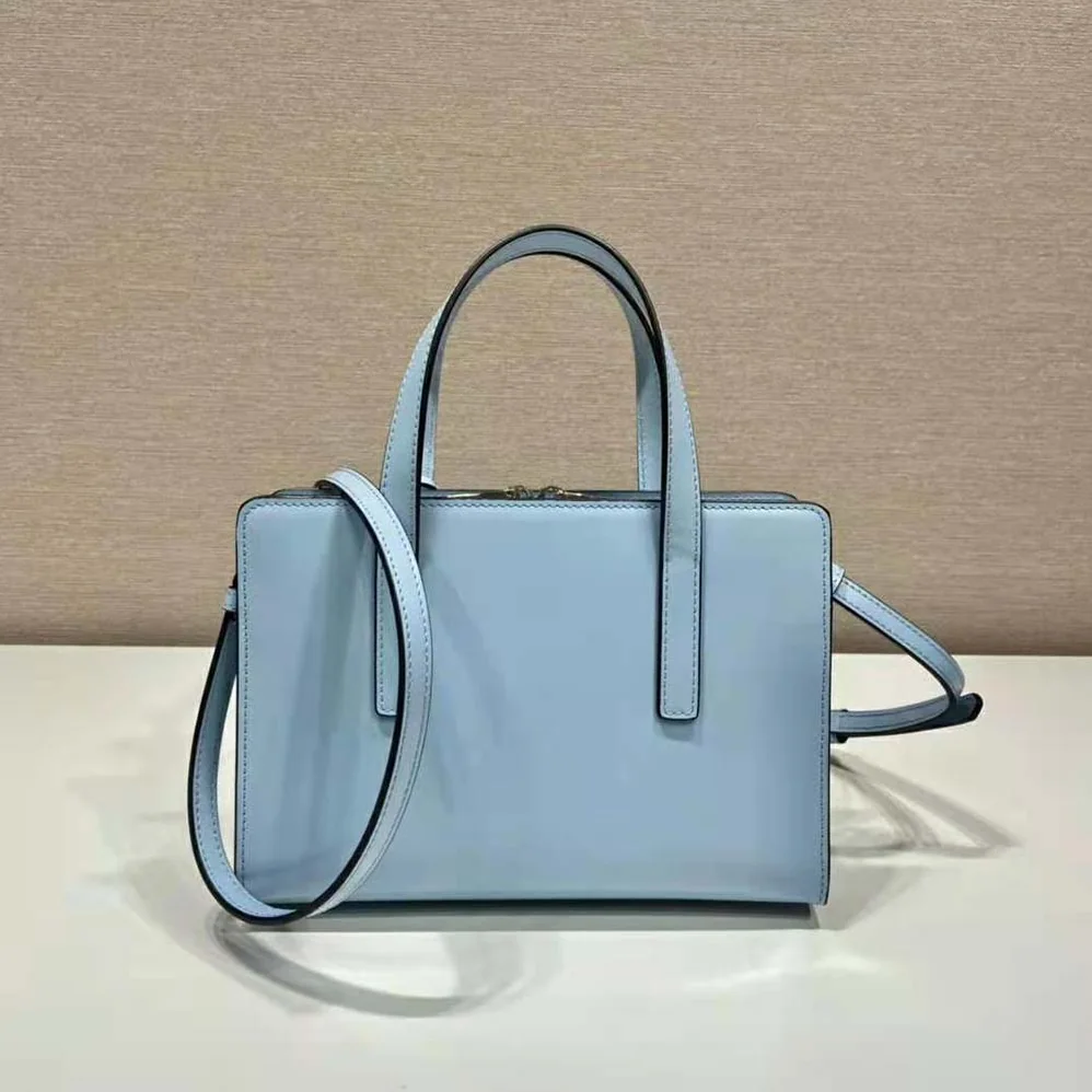 Prada Re-Edition 1995 Brushed-Leather Mini Handbag for Women in Blue Prada Re-Edition 1995 Brushed-Leather Mini Handbag for Women in Blue
