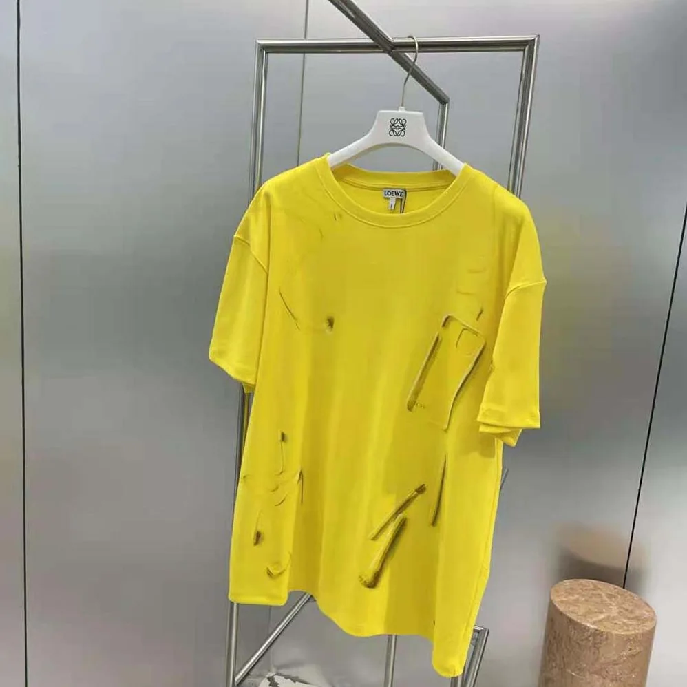 Loewe Objects T-shirt in Cotton for Men in Yellow