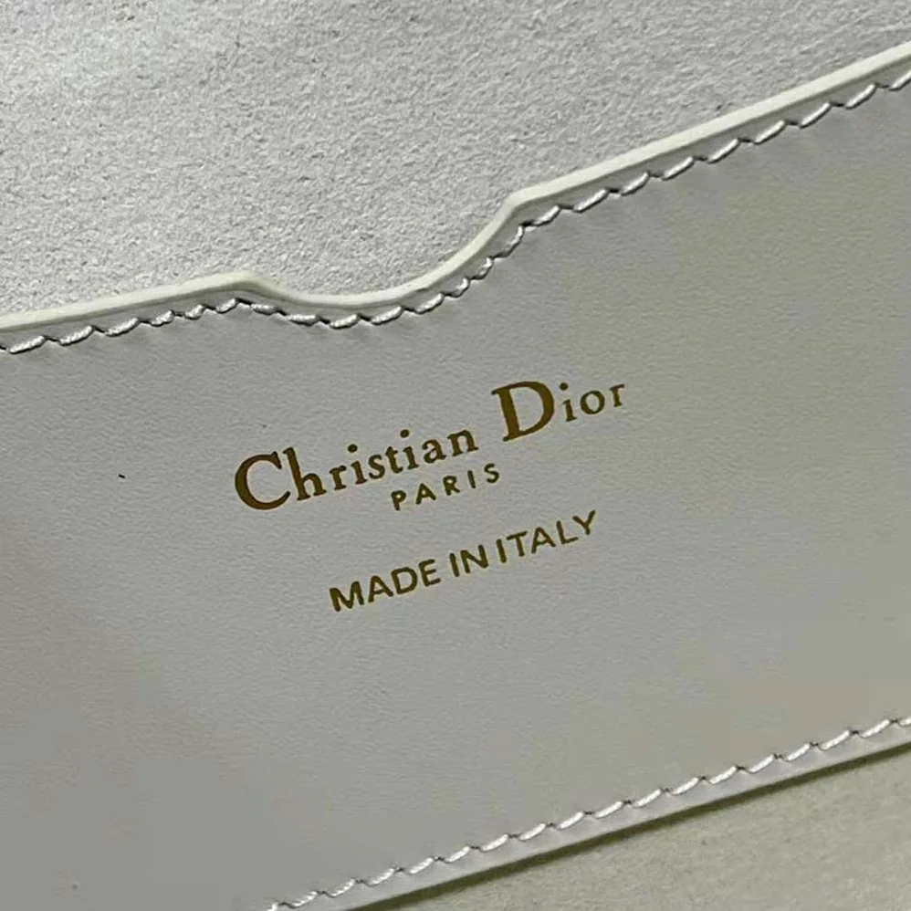 Dior 30 Montaigne Avenue Bag Dusty Ivory Box Calfskin for Women