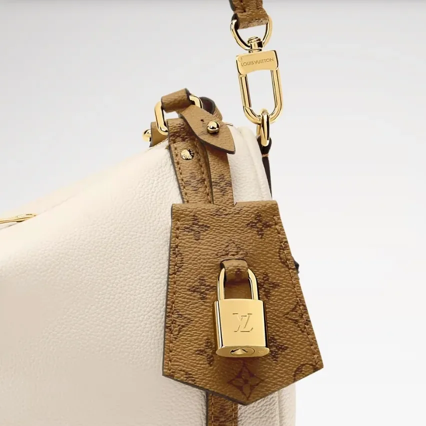 Louis Vuitton Express PM Shoulder Bag in Vanille Gold Hardware