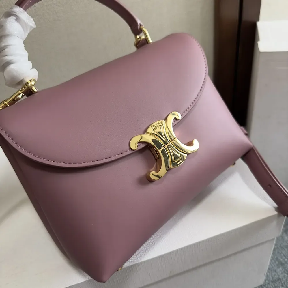Celine Teen Nino Bag in Smooth Satinated Calfskin for Women in Rose