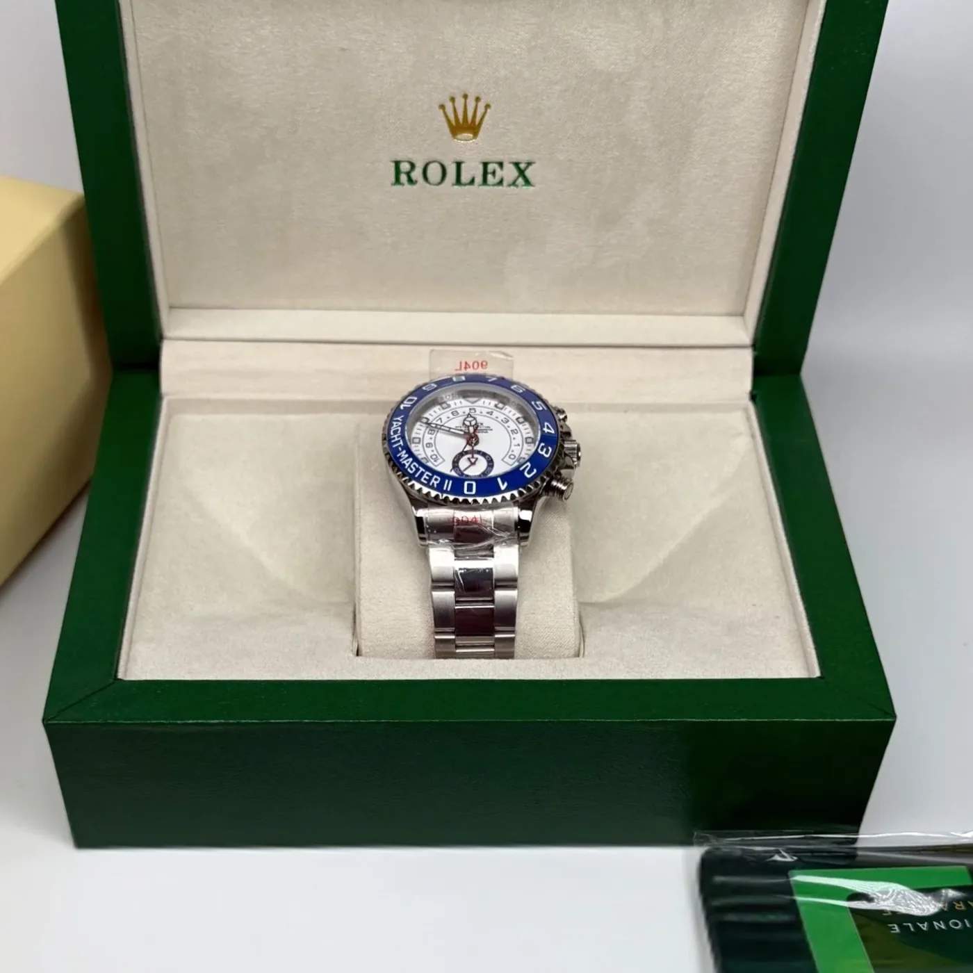 Rolex Yacht-Master II Watch Silver Toned White Dial Rolex Yacht-Master II Watch Silver Toned White Dial