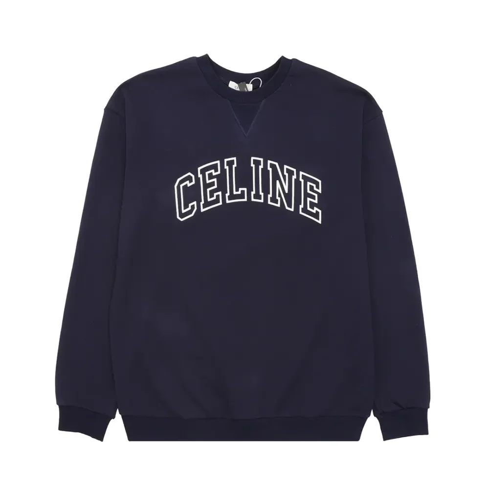 Celine Loose Sweatshirt in Cotton Fleece for Men