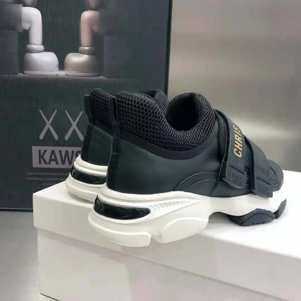 Dior D for Women in wander Sneaker Black Calfskin