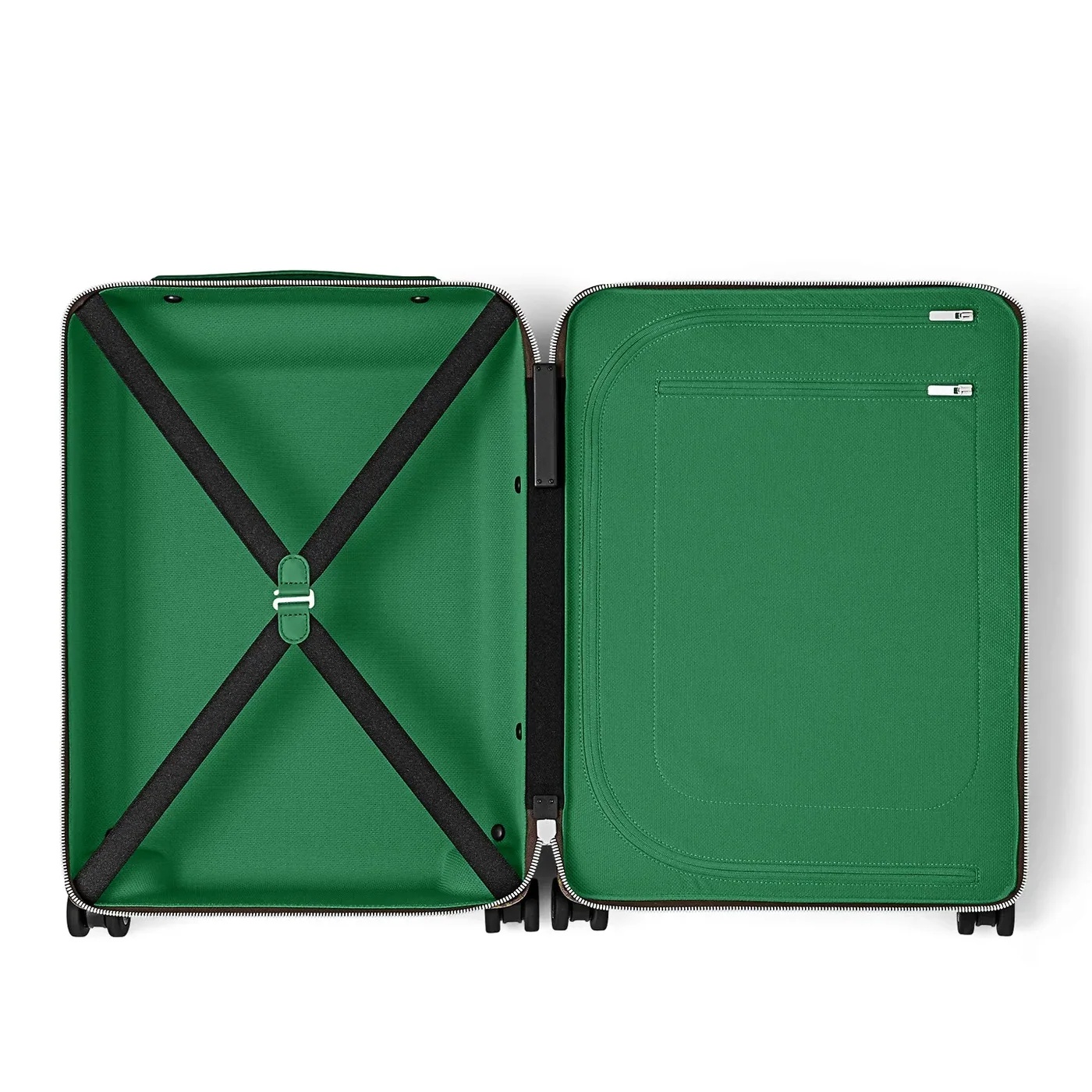 Louis Vuitton Horizon 55 Suitcase in Brown/ Green Silver Hardware Louis Vuitton Horizon 55 Suitcase in Brown/ Green Silver Hardware