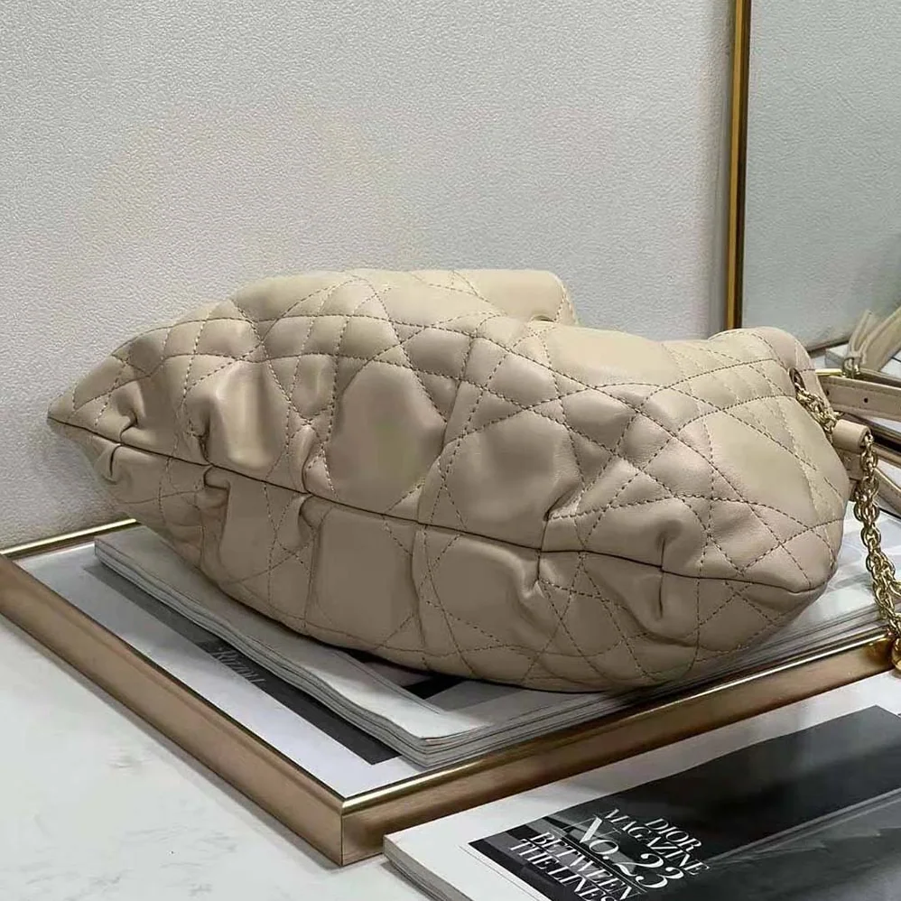 Dior Medium Dior Ammi Bag Sand Pink Supple Macrocannage Lambskin for Women Dior Medium Dior Ammi Bag Sand Pink Supple Macrocannage Lambskin for Women