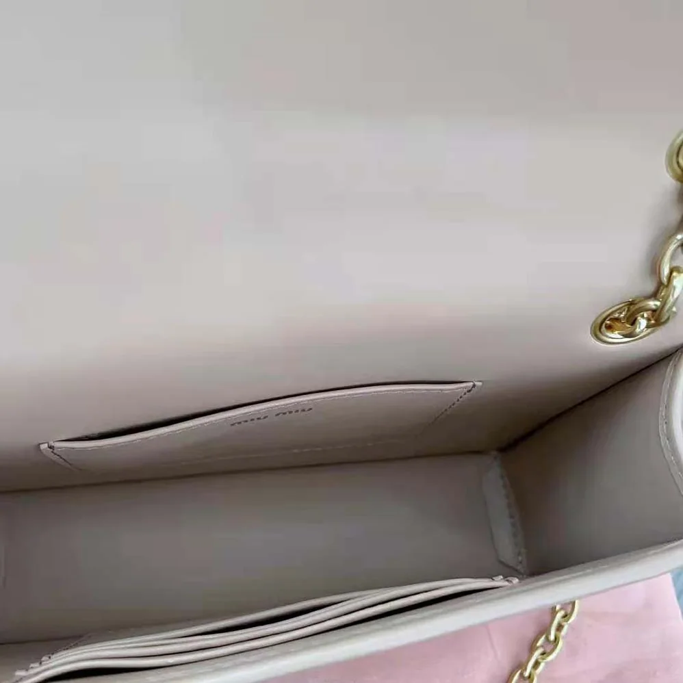 Miu Miu Matelassé Nappa Leather Mini-bag for Women in Sandy