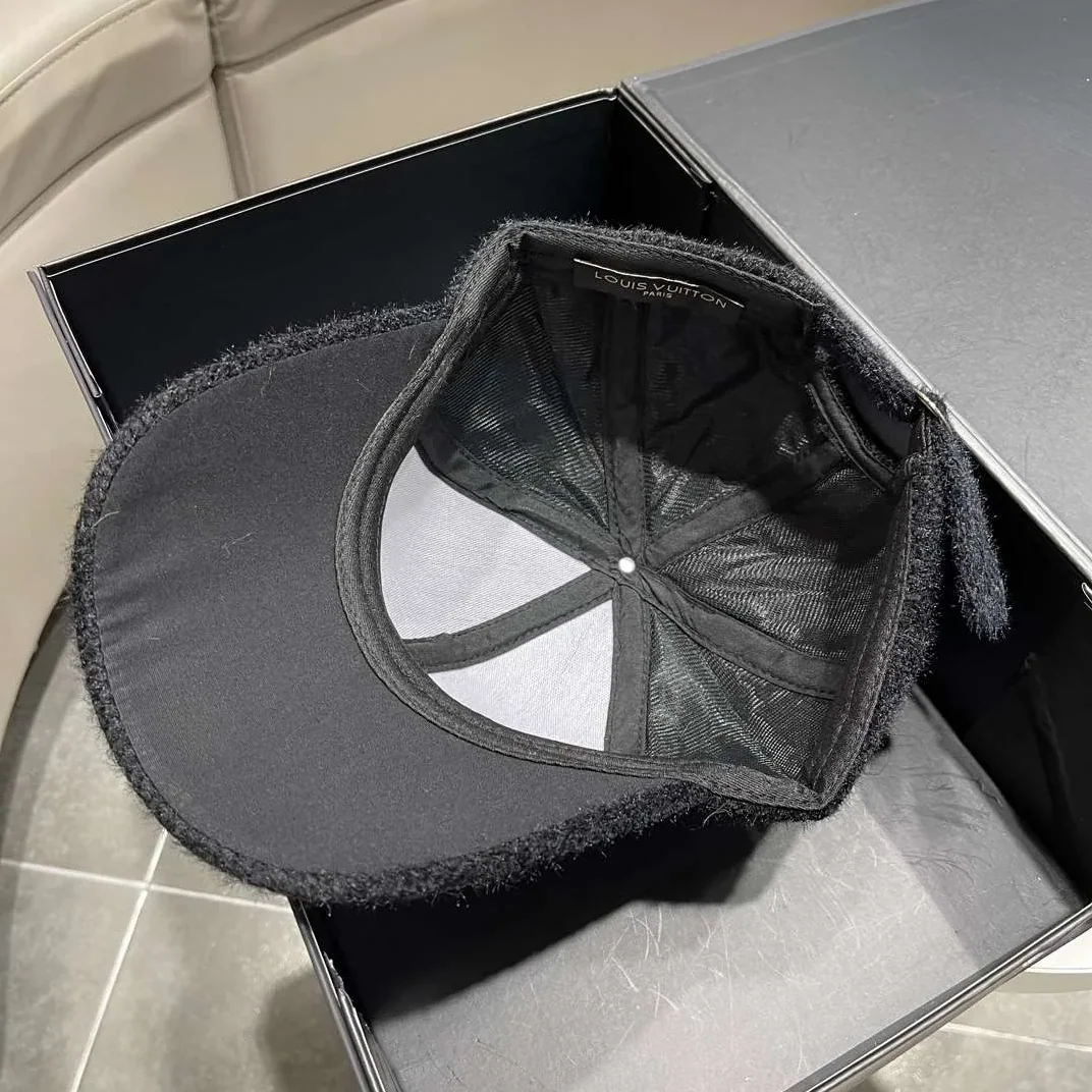 Louis Vuitton Corduroy Cap Black Louis Vuitton Corduroy Cap Black