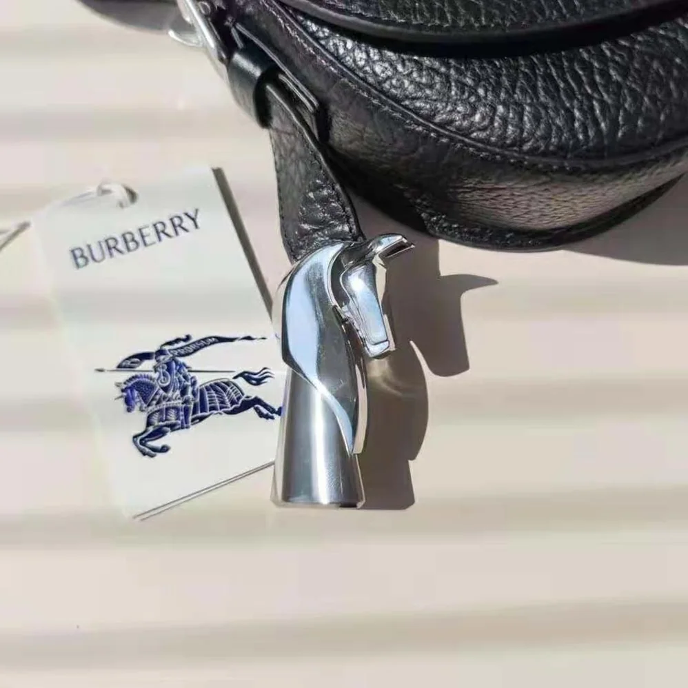 Burberry Chess Satchel for Women in Black