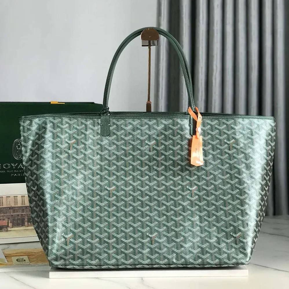 Goyard Saint Louis GM bag for Unisex in Pearly Green