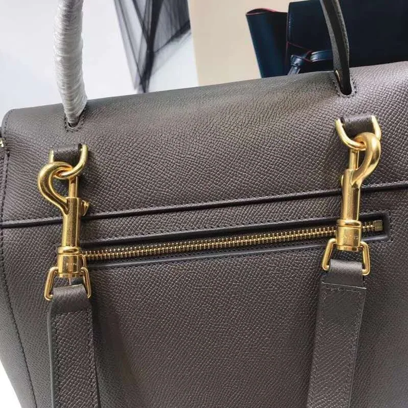 Celine Micro Belt Bag in Grained Calfskin for Women in Silver