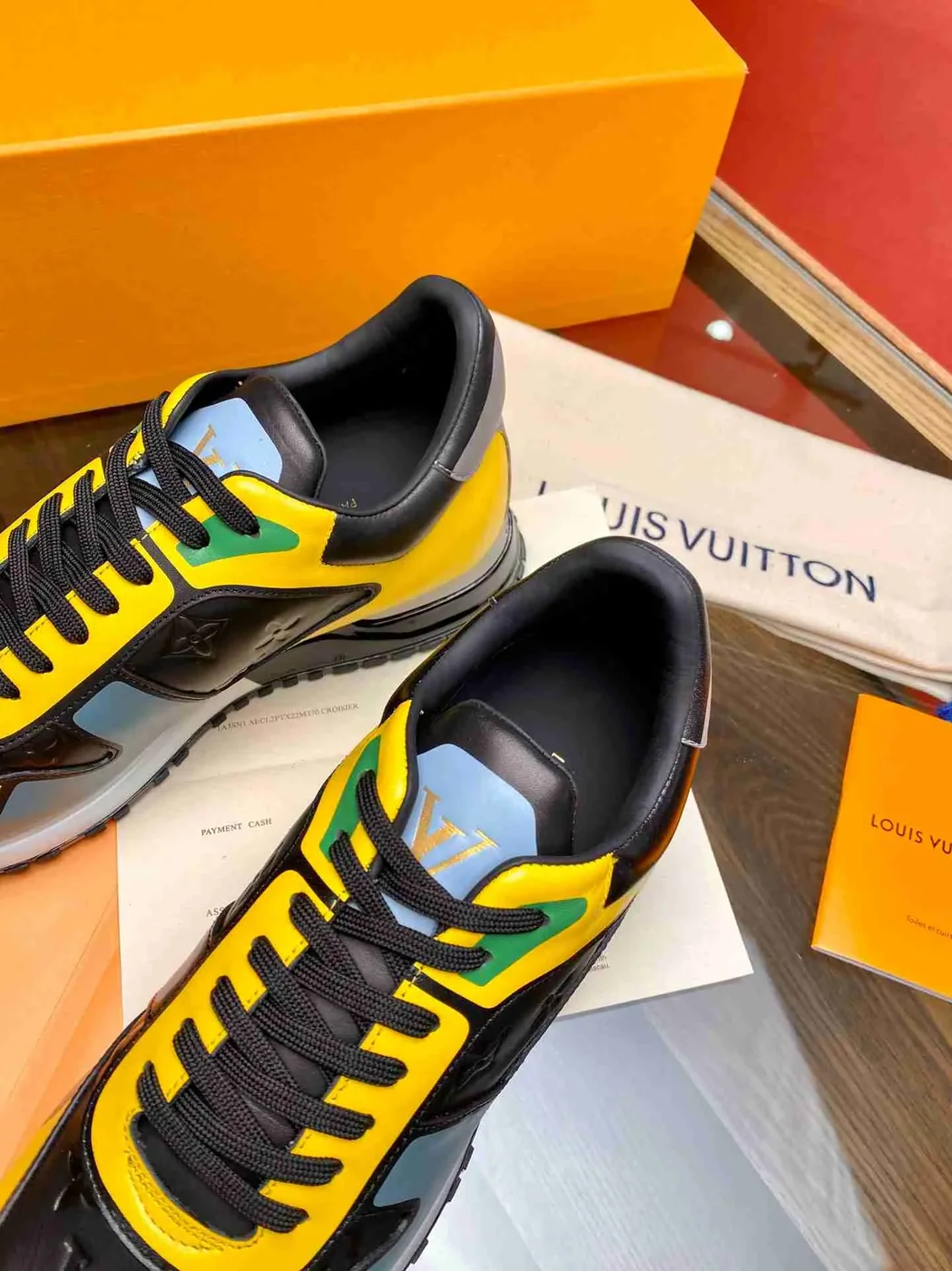 Louis Vuitton Run Away Sneaker Yellow