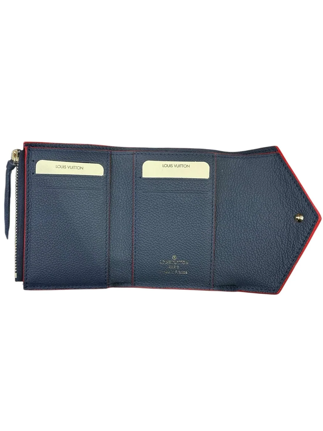 Victorine Wallet Navy Blue Monogram