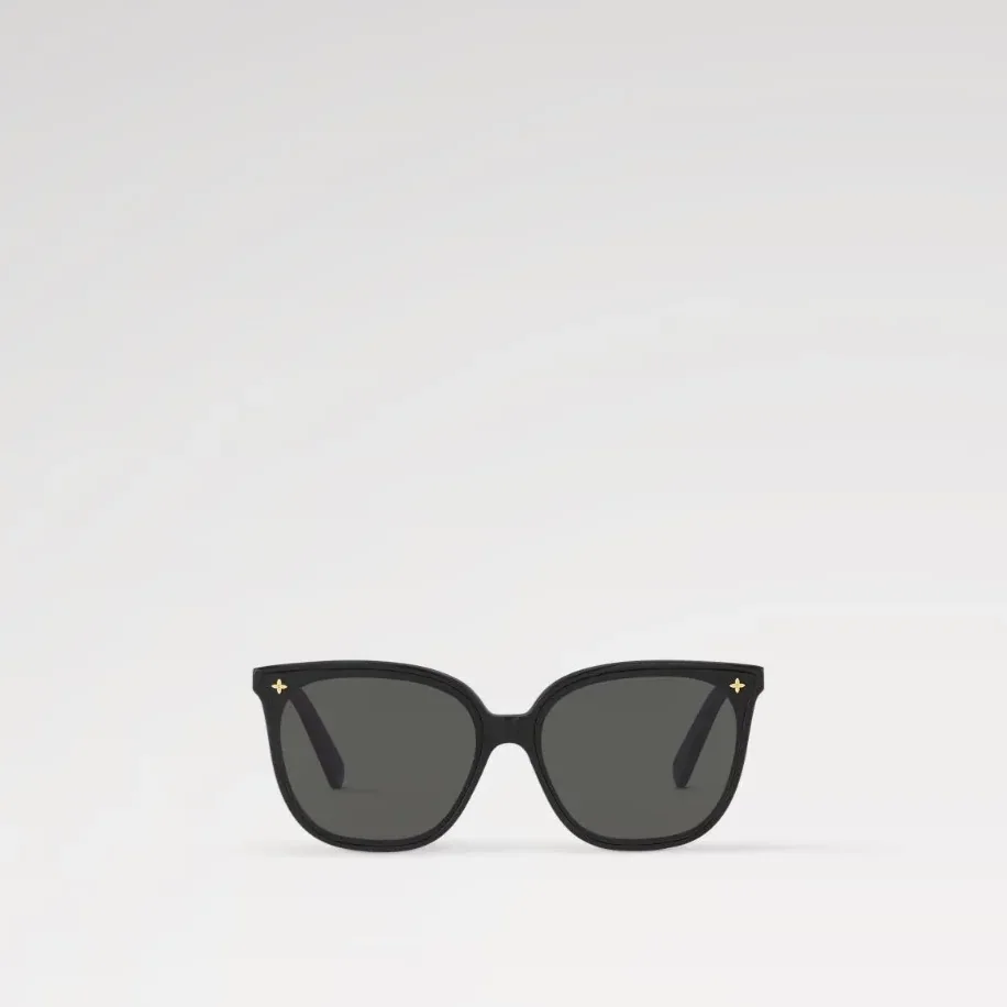 Louis Vuitton Monogram Fame Large Square Sunglasses Black Louis Vuitton Monogram Fame Large Square Sunglasses Black