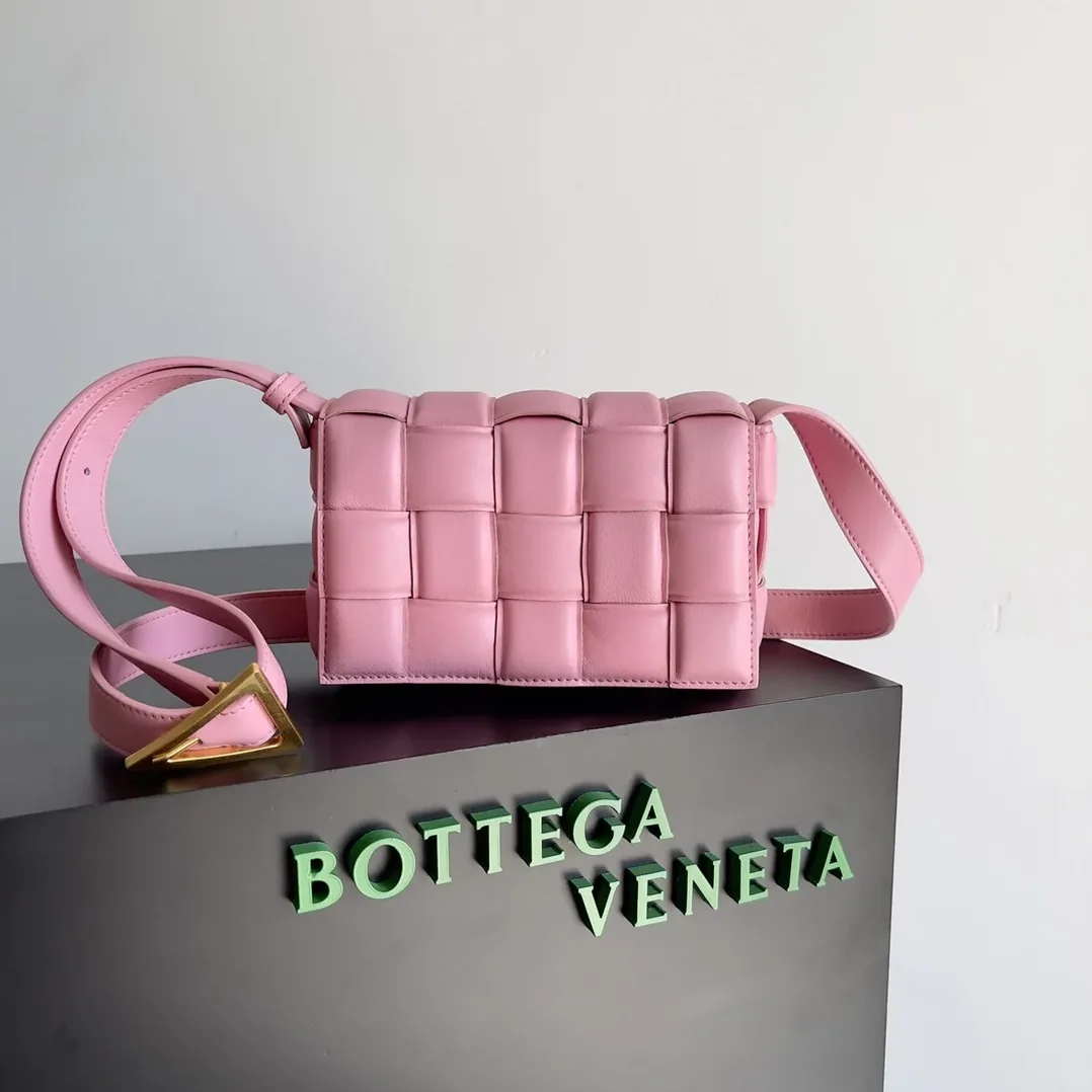 Bottega Veneta Small Padded Cassette Pink Bottega Veneta Small Padded Cassette Pink