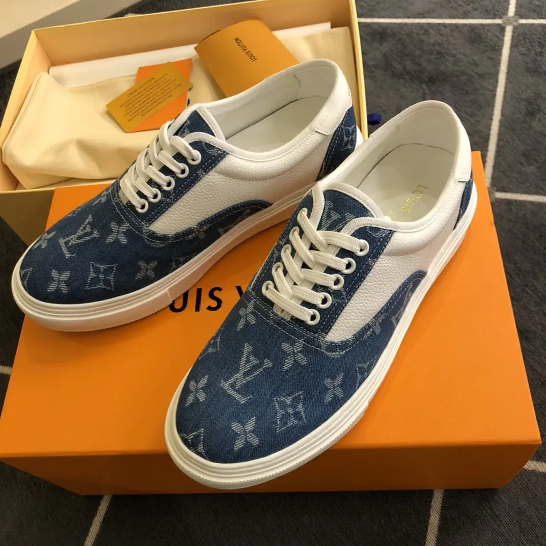 Louis Vuitton LV Trocadero Richelieu Sneaker Blue Louis Vuitton LV Trocadero Richelieu Sneaker Blue