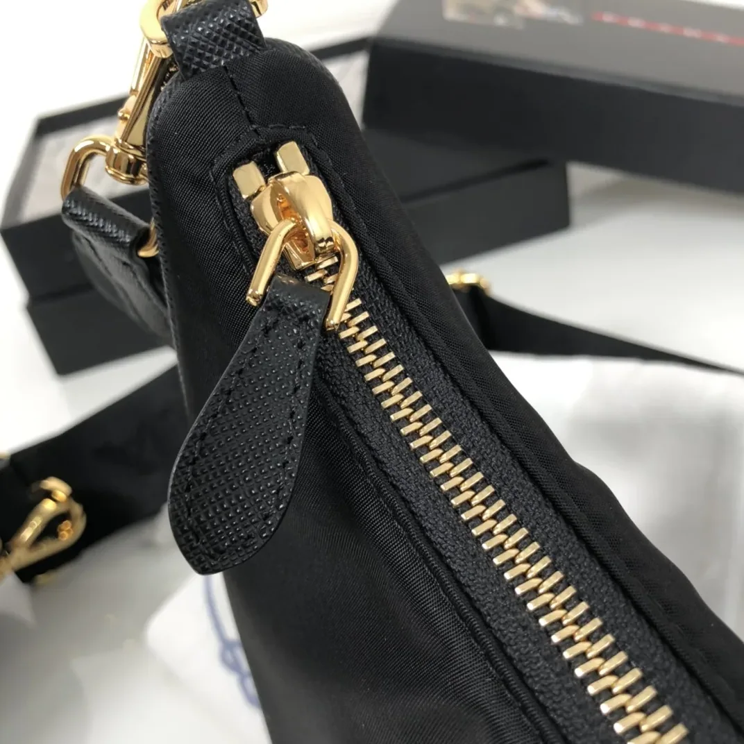 Prada Re- 2005 Re in Nylon Bag Black
