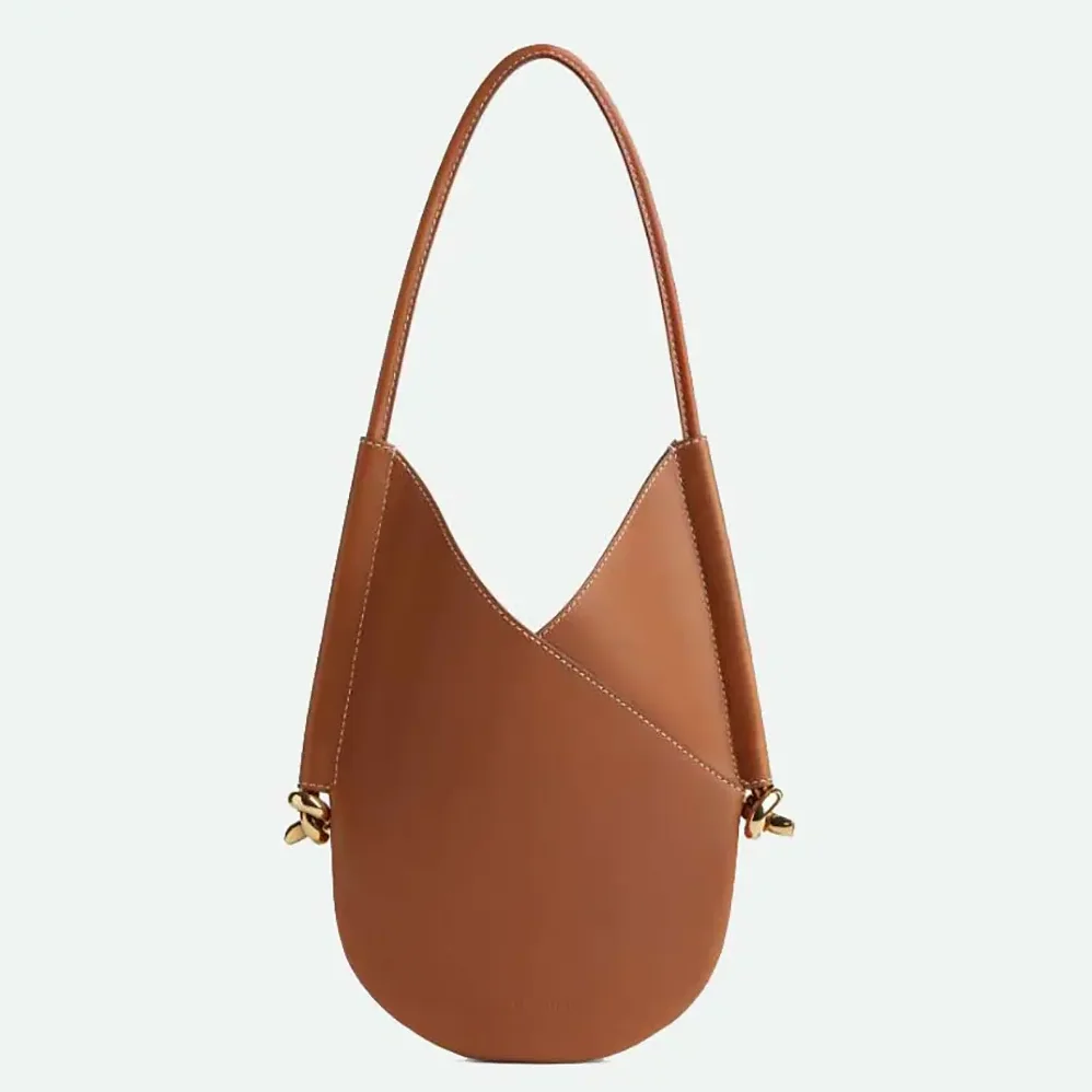 Bottega Veneta Small Solstice Shoulder Bag in Calf Leather with Signature Knot Details for Women Bottega Veneta Small Solstice Shoulder Bag in Calf Leather with Signature Knot Details for Women