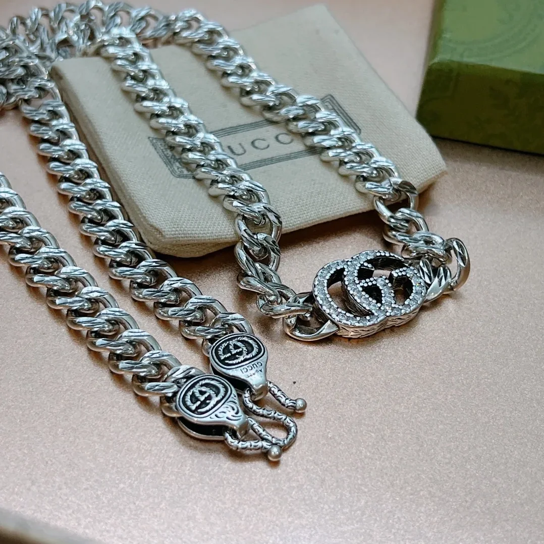 Gucci Necklace Chain Silver Gucci Necklace Chain Silver