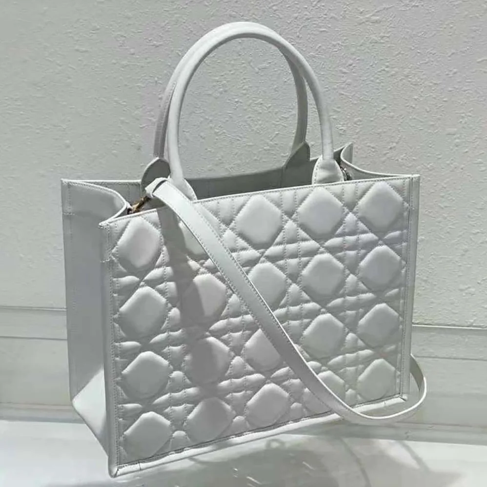 Dior Medium Dior Book Tote Latte Macrocannage Calfskin for Women Dior Medium Dior Book Tote Latte Macrocannage Calfskin for Women