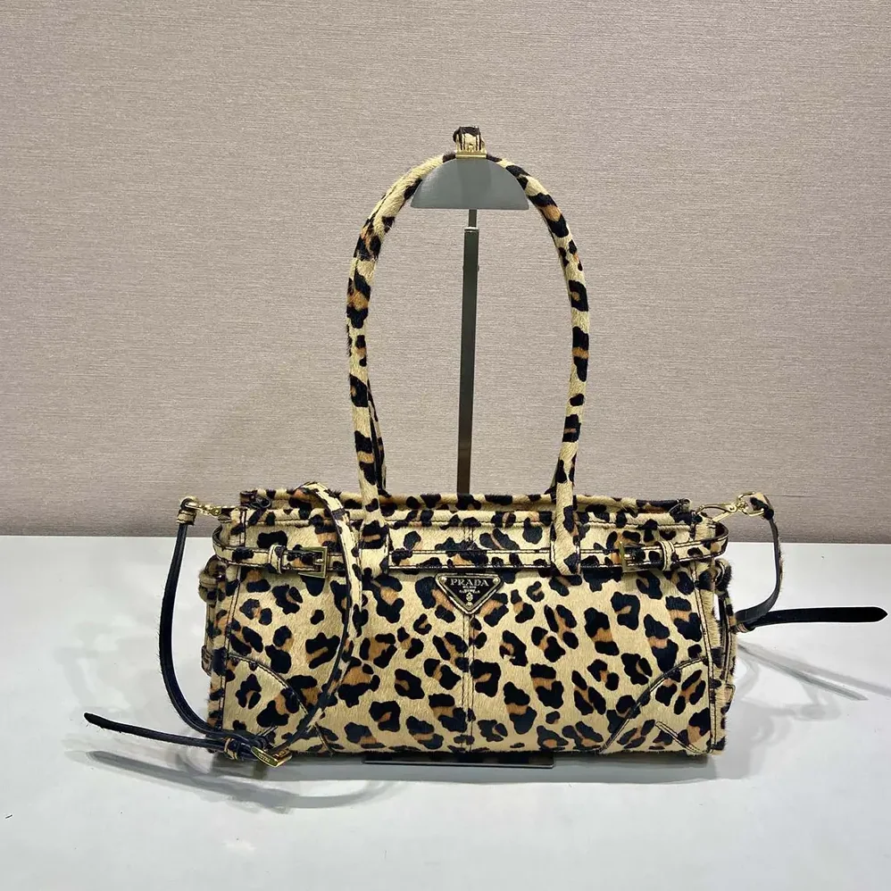 Prada Medium Printed Leather Handbag for Women Prada Medium Printed Leather Handbag for Women
