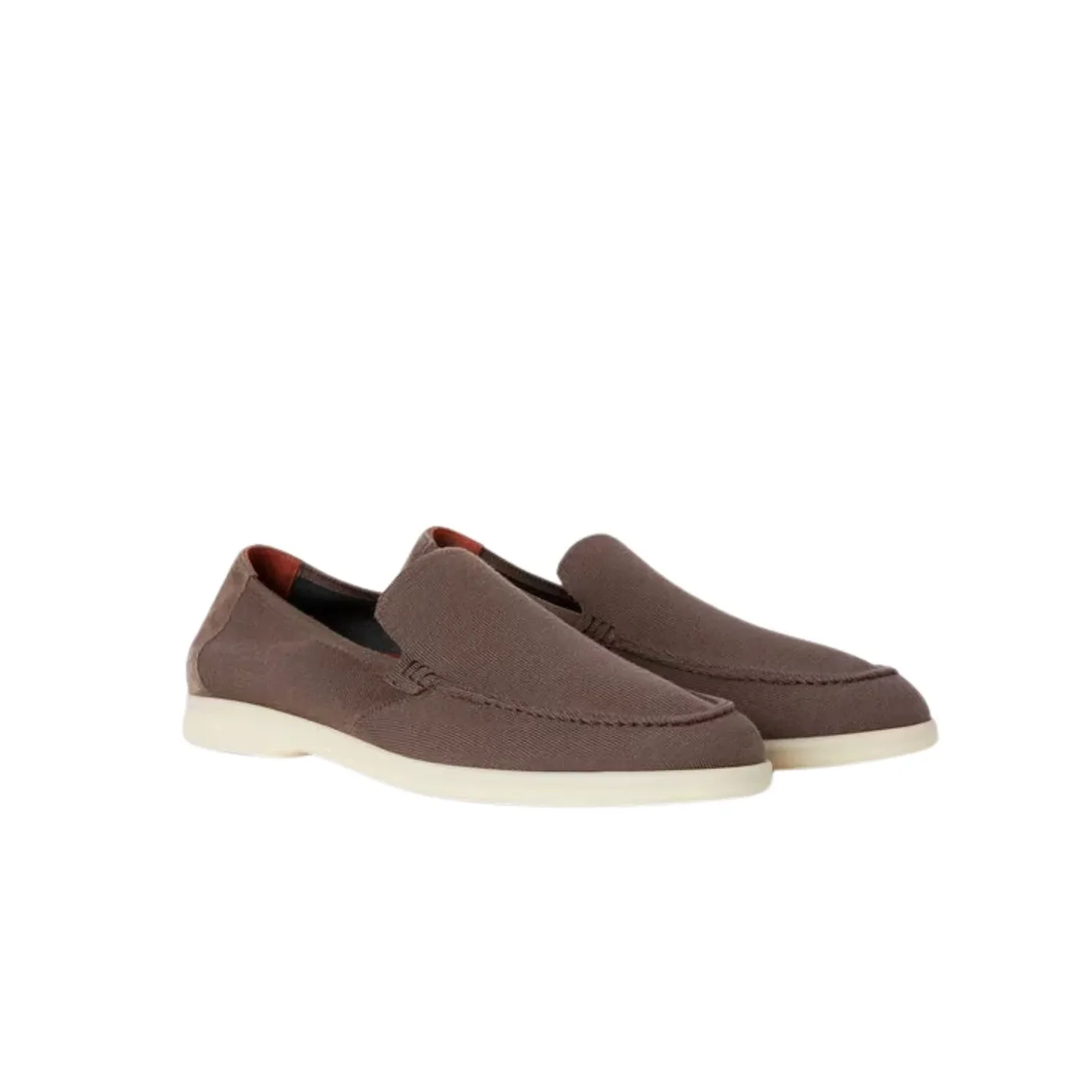 Loro Piana Summer Knitted Loafers Brown