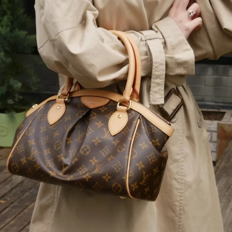 Louis Vuitton Tivoli PM Bag Monogram Canvas Brown /
