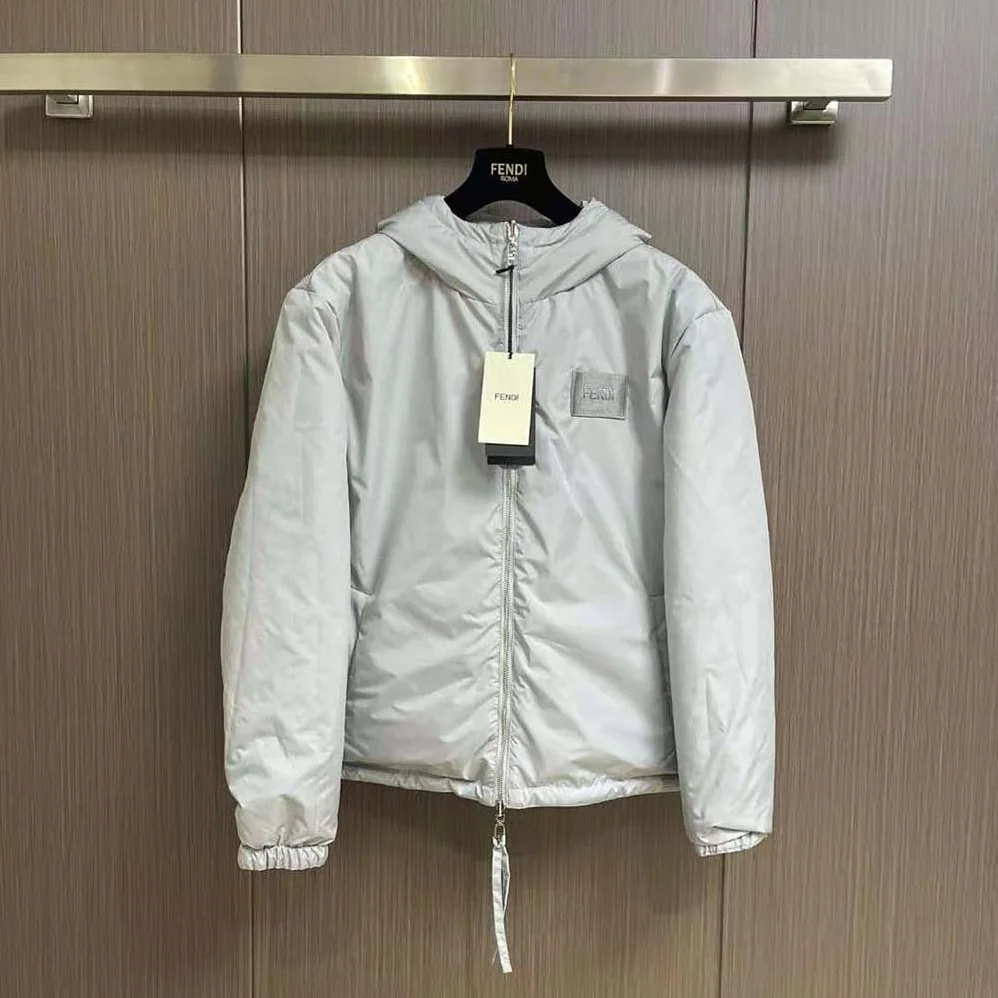 Fendi Down Jacket White Nylon Down-FAA919AQNJF1N6G for Men