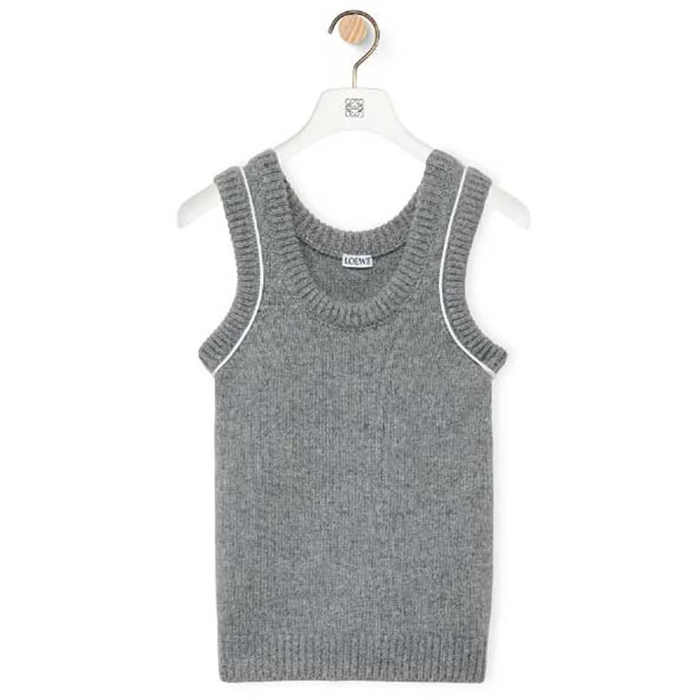Loewe Tank Top in Cashmere and Mohair for Women Loewe Tank Top in Cashmere and Mohair for Women