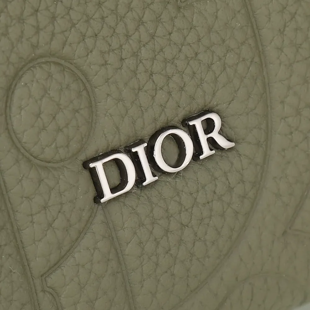 Dior Rider 2.0 Zipped Messenger Bag Khaki Dior Gravity Leather and Khaki Grained Calfskin for Men Dior Rider 2.0 Zipped Messenger Bag Khaki Dior Gravity Leather and Khaki Grained Calfskin for Men