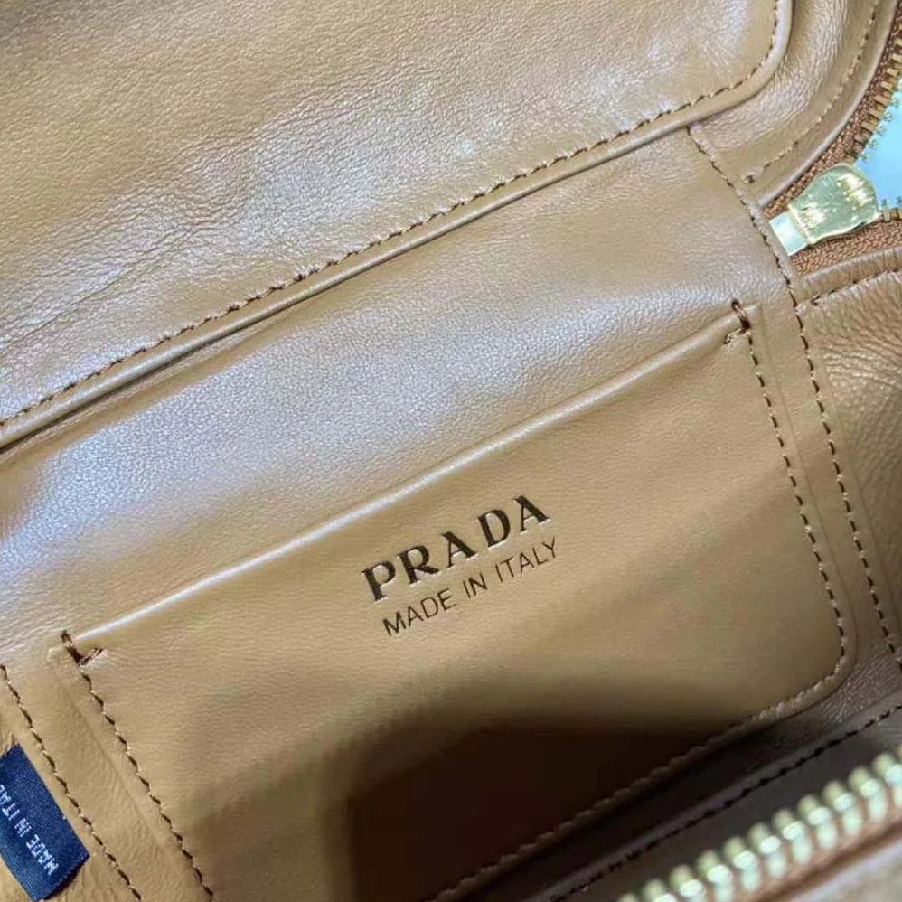Prada Leather Mini-Bag for Women in Brown