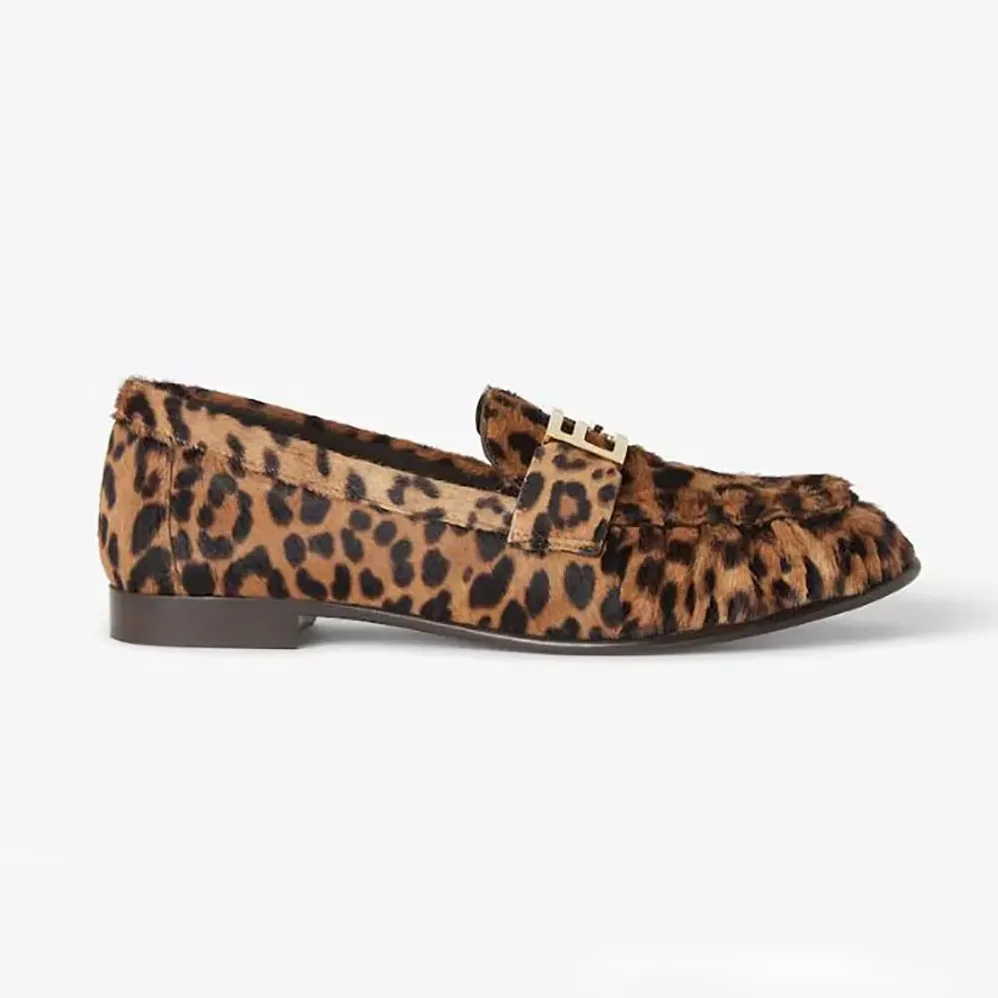 Fendi Baguette Printed Cavallino Calfskin Loafers for Women Fendi Baguette Printed Cavallino Calfskin Loafers for Women