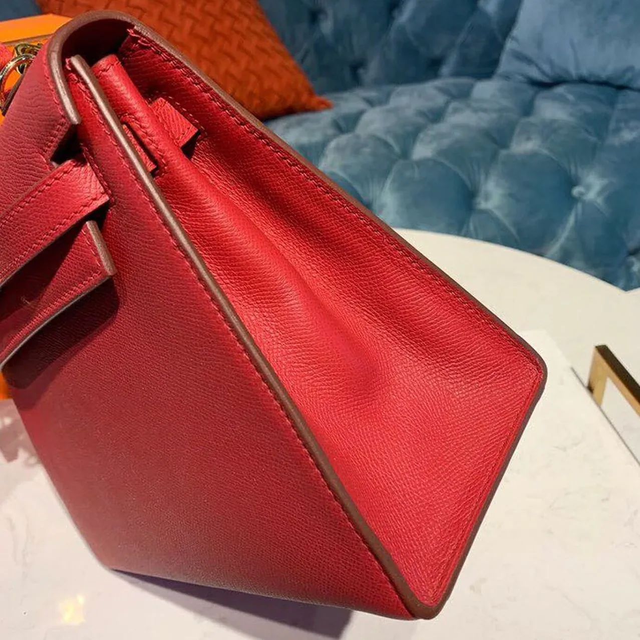 Hermes Kelly Tomate Gold Toned Hardware / Hermes Kelly Tomate Gold Toned Hardware /