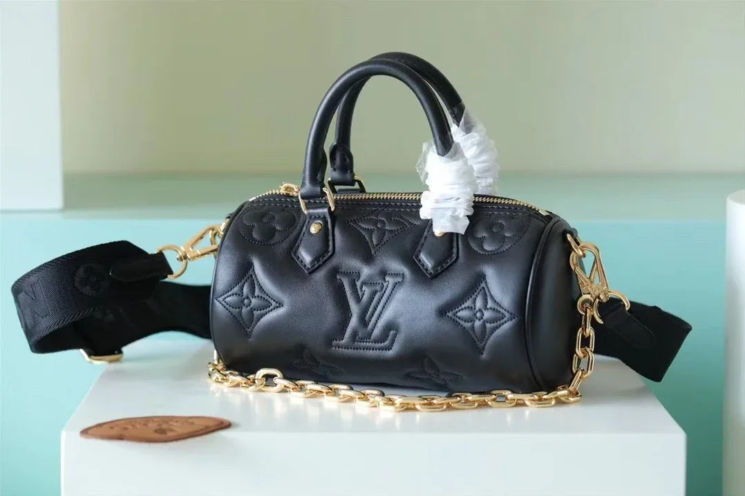 Louis Vuitton Papillon BB Bag Classic Monogram Black LV Louis Vuitton Papillon BB Bag Classic Monogram Black LV
