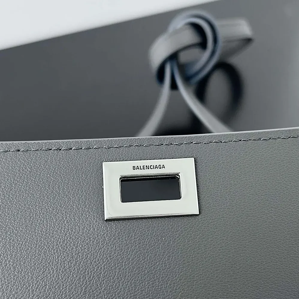 Balenciaga Bel Air Clutch On Strap Small in Grey for Women Balenciaga Bel Air Clutch On Strap Small in Grey for Women