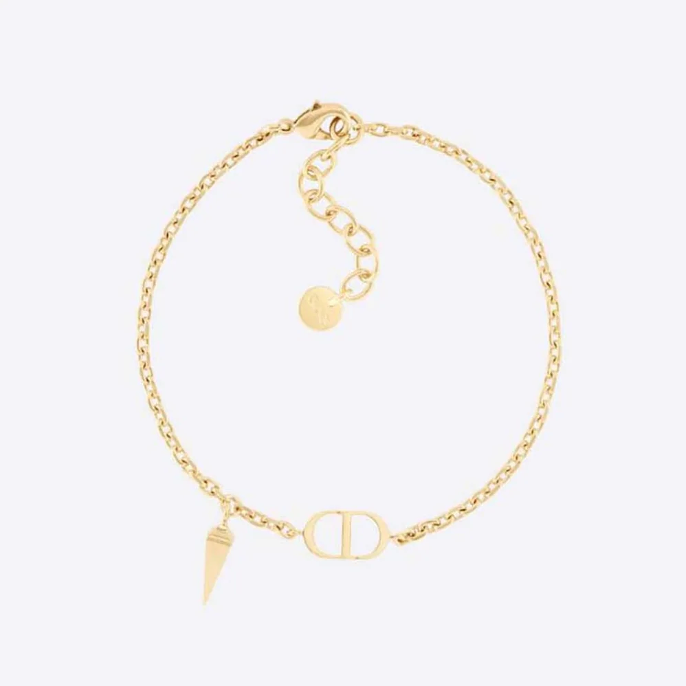 Dior Petit CD Bracelet Gold for Women in Finish Metal