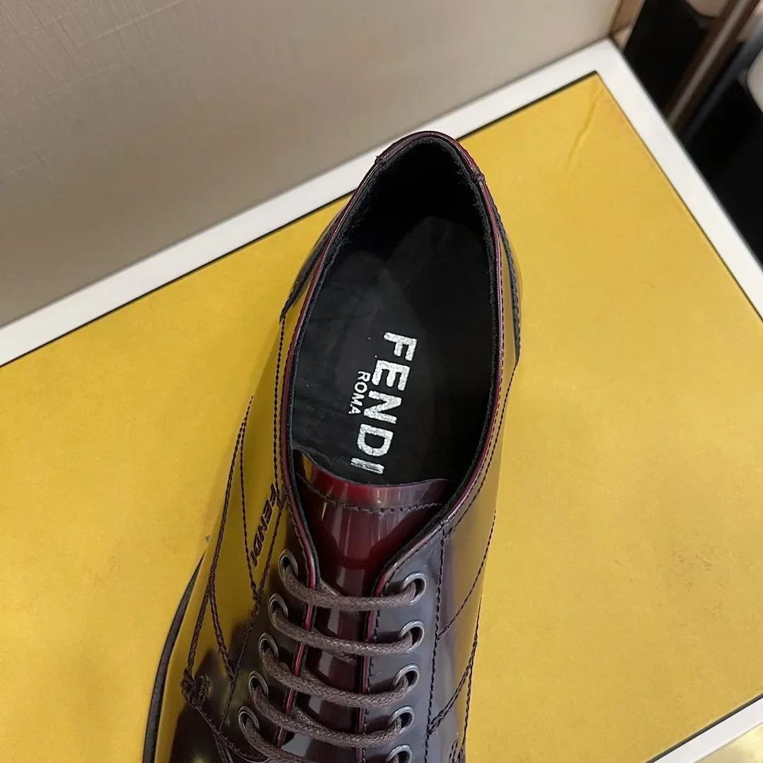 Fendi Force Dark Brown Shoes