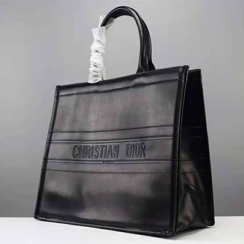 Dior Small Dior Book Tote Black Calfskin for Women Dior Small Dior Book Tote Black Calfskin for Women