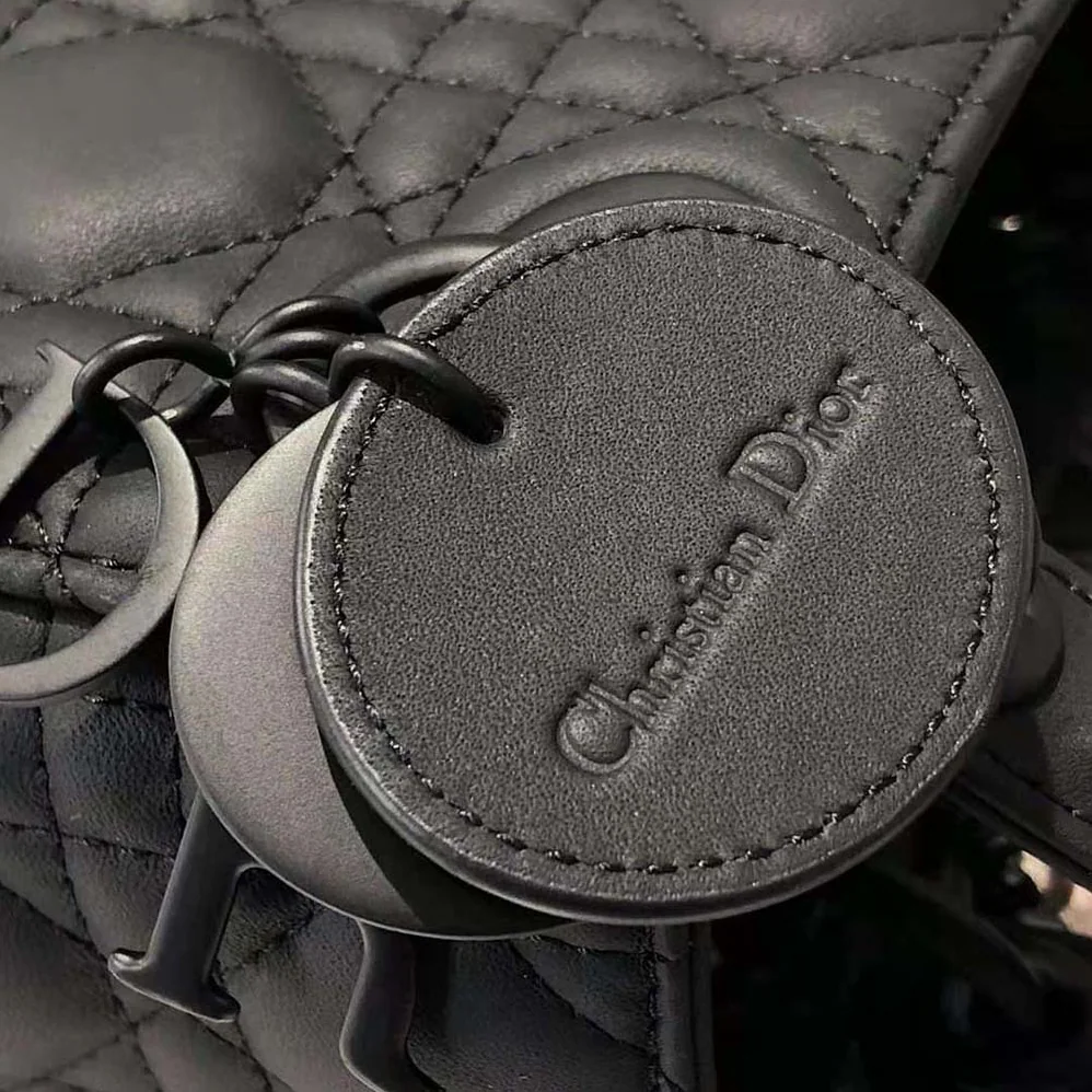Dior Mini Lady Dior Bag Black Ultramatte Cannage Calfskin for Women Dior Mini Lady Dior Bag Black Ultramatte Cannage Calfskin for Women