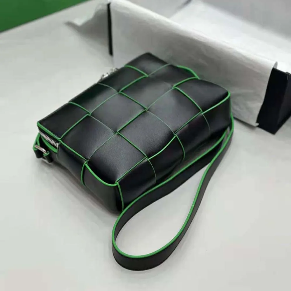 Bottega Veneta Cassette Camera Bag in Calfskin Leather for Men Bottega Veneta Cassette Camera Bag in Calfskin Leather for Men