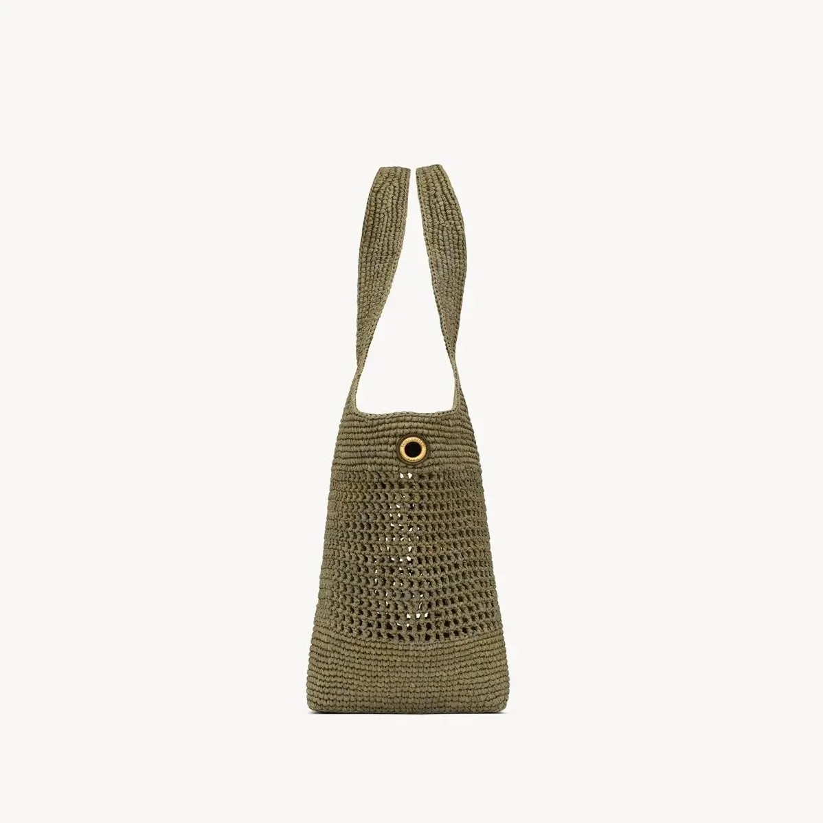 Saint Laurent Icare Medium Tote Bag / Light Musk Raffia Bronze Hardware Saint Laurent Icare Medium Tote Bag / Light Musk Raffia Bronze Hardware