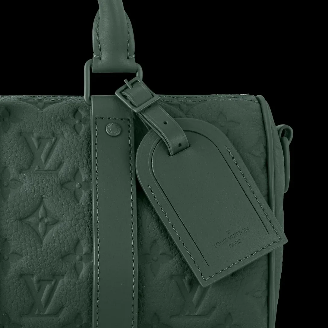 Louis Vuitton Keepall Bandouliere 25 Travel Bag in Green Green Hardware Louis Vuitton Keepall Bandouliere 25 Travel Bag in Green Green Hardware