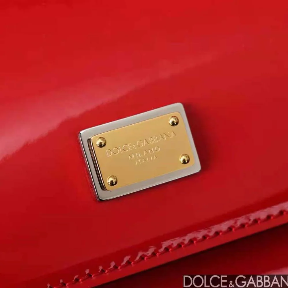 Dolce Gabbana D&G Elongated Sicily Handbag for Women in Red