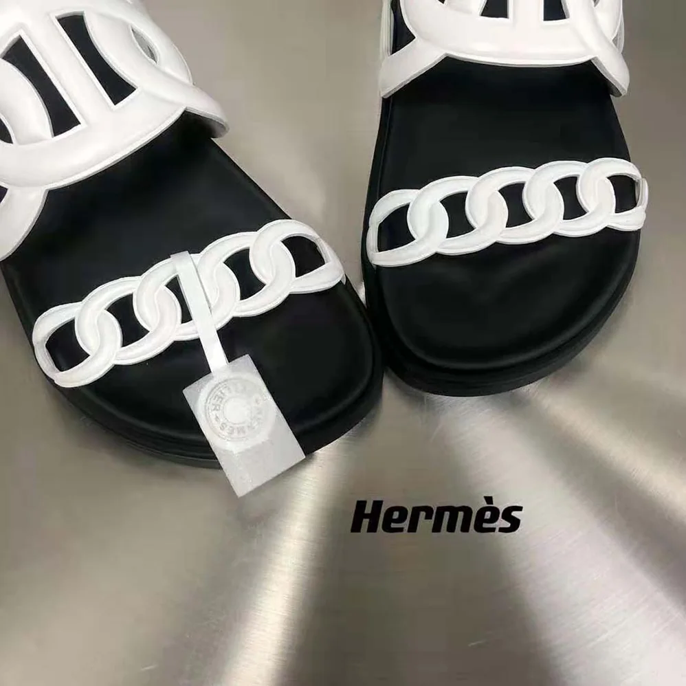 Hermes Extra Sandal in Nappa Leather for Women in White