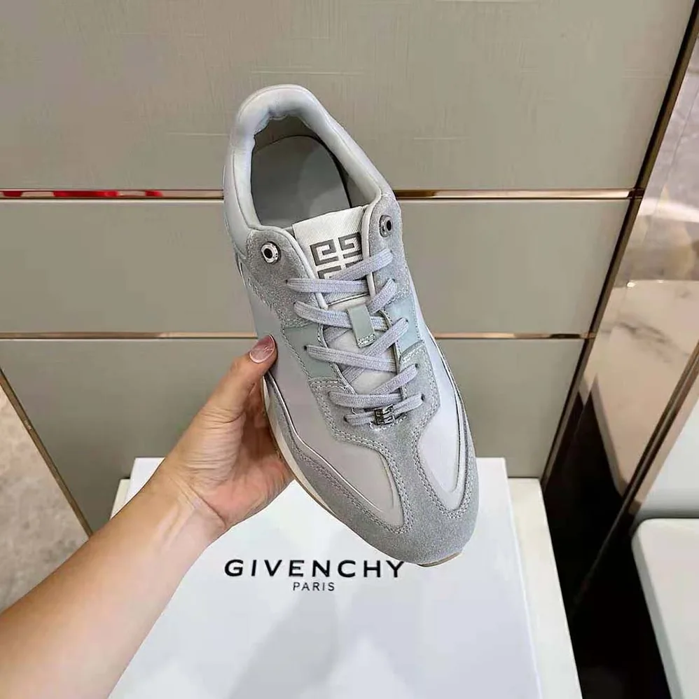 Givenchy Giv Runner Sneakers in Suede Leather and Nylon for Men Givenchy Giv Runner Sneakers in Suede Leather and Nylon for Men