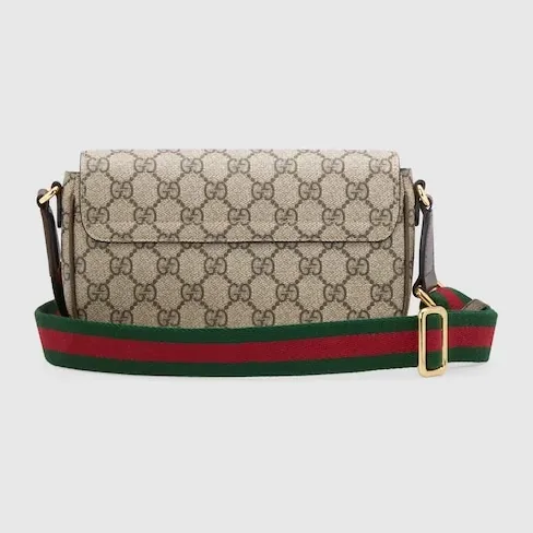 Gucci Ophidia Pochette Shoulder Bag in Beige Gold Hardware Gucci Ophidia Pochette Shoulder Bag in Beige Gold Hardware